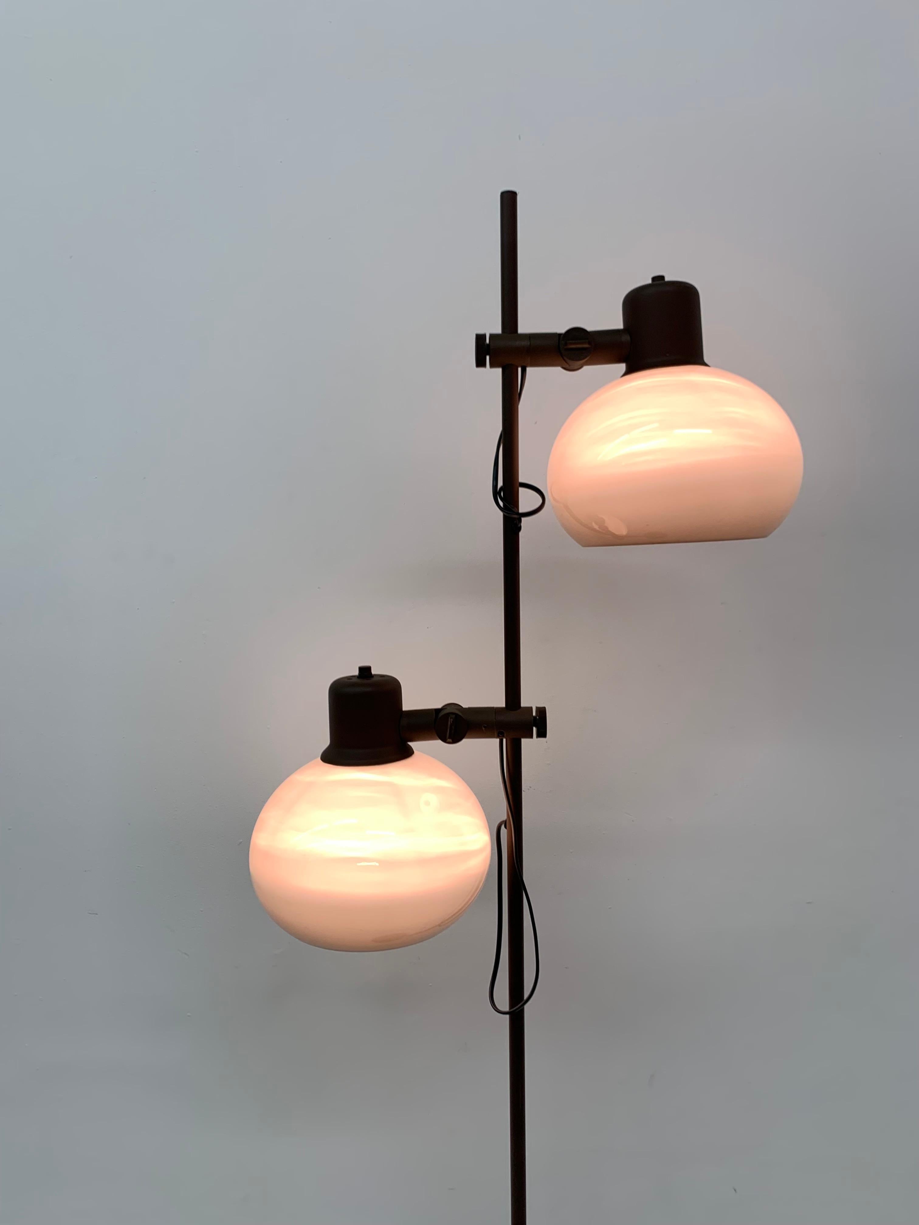 Dijkstra mushroom space age design lampadaire Dutch design retro vintage, 1970's en vente 1