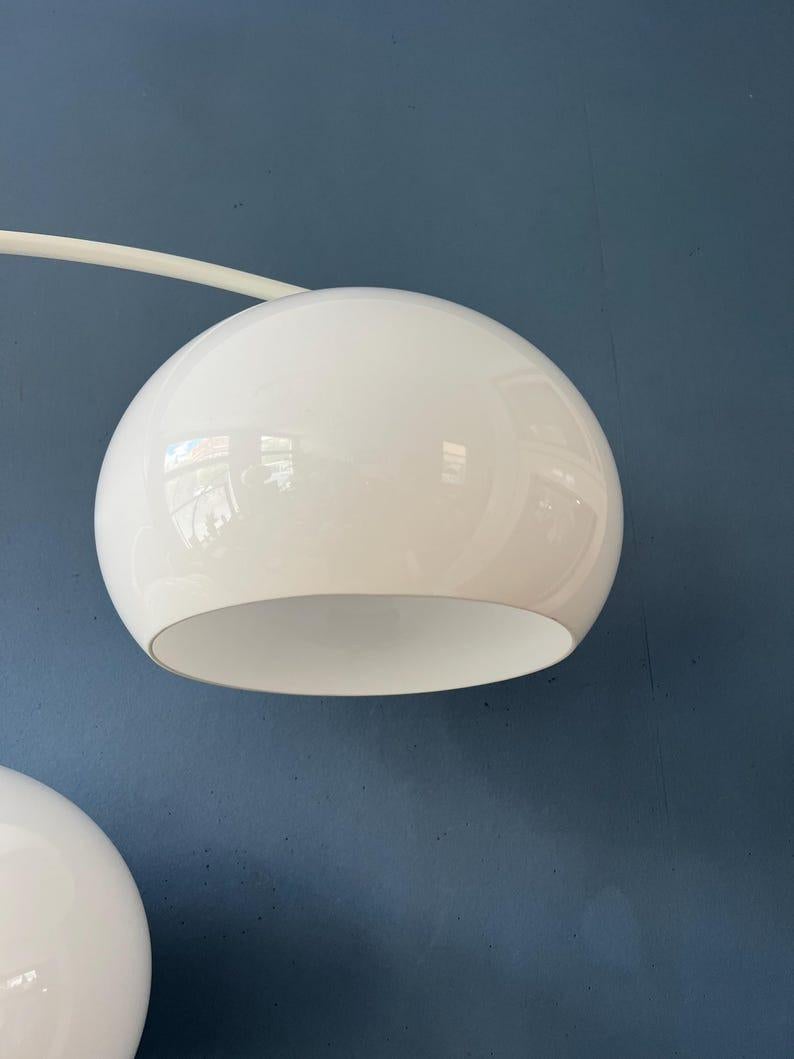 Dijkstra Mushroom Triple Arc Space Age Floor Lamp, 1970s In Excellent Condition In ROTTERDAM, ZH