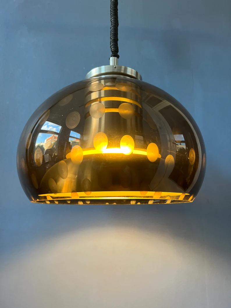 20th Century Dijkstra Space Age Mushroom Pendant Lamp, 1970s For Sale