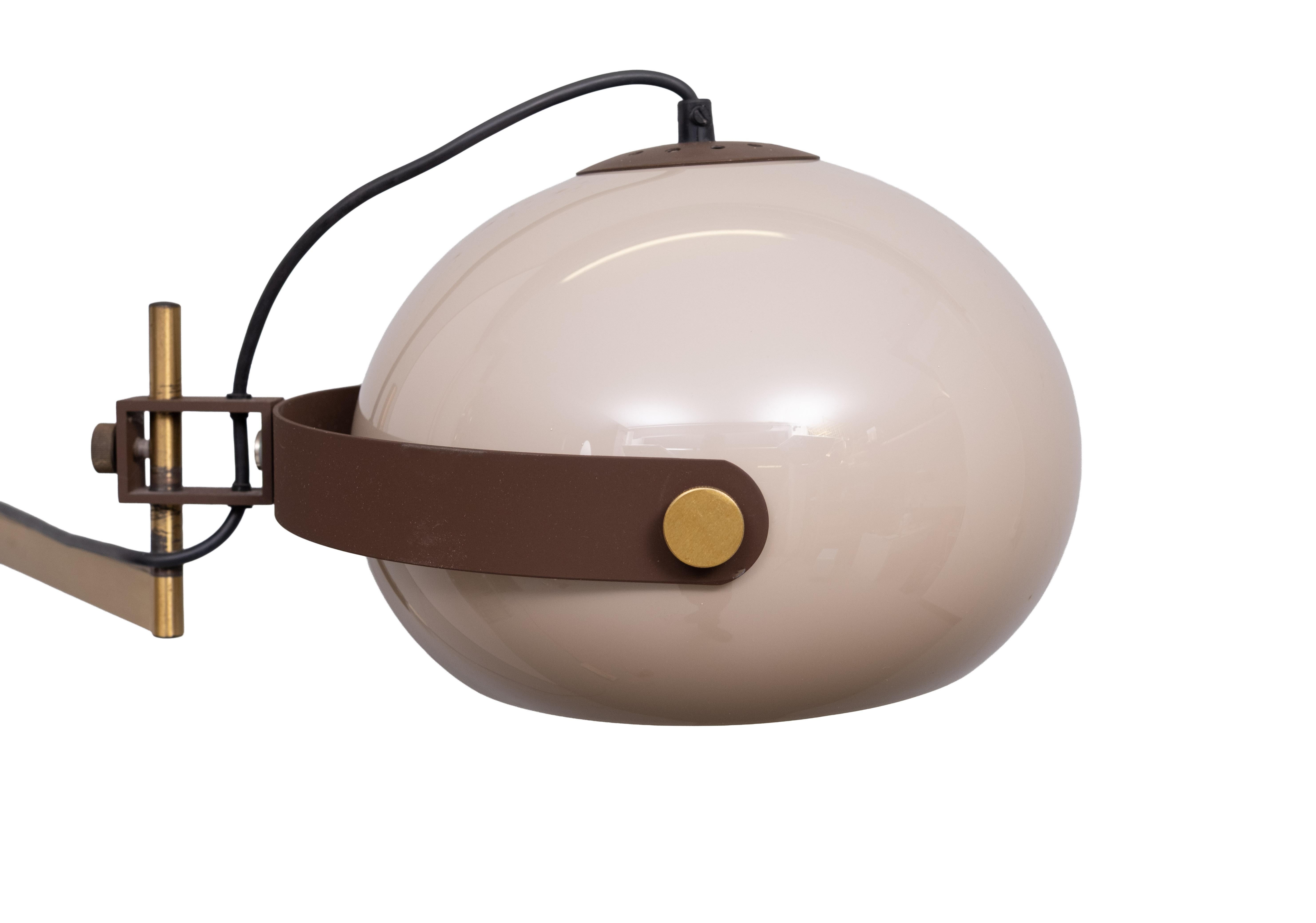 Lámpara de pared Dijkstra con brazo de resorte Años 70 Holanda en Bueno estado para la venta en Den Haag, NL