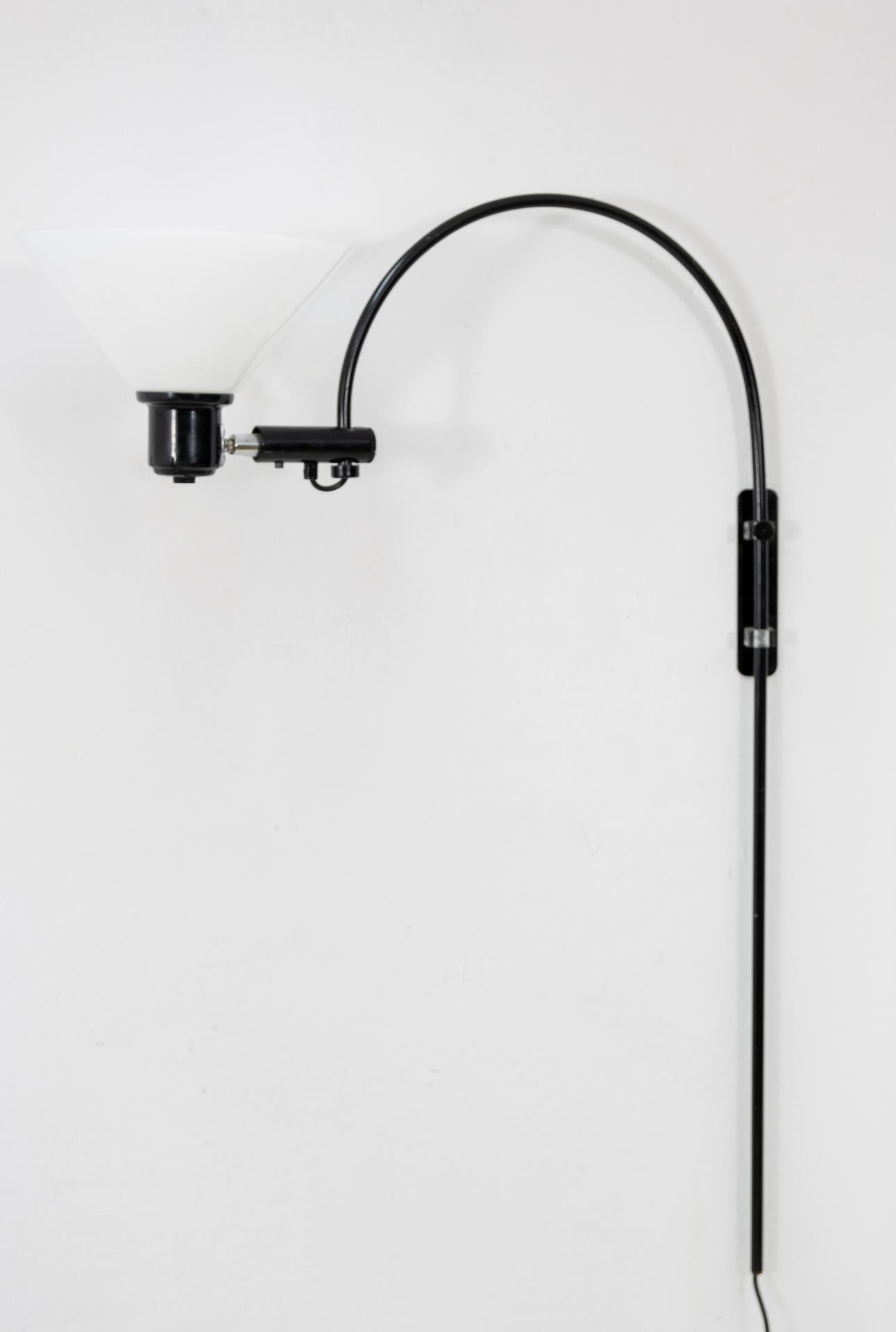 Late 20th Century Dijkstra Wall Arc Lamp, 1980s For Sale