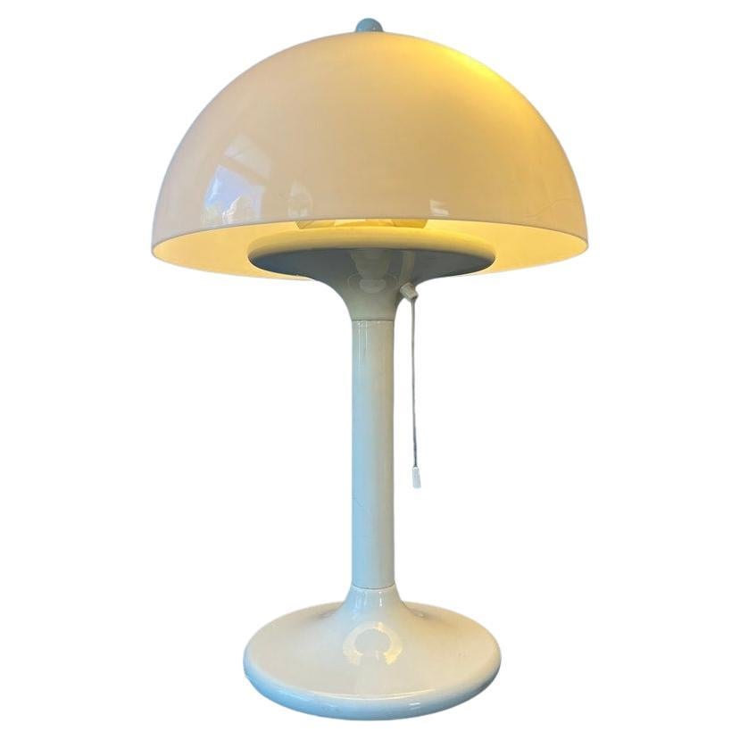 Lampada da tavolo a fungo di Dijkstra White Space AGE, anni '70