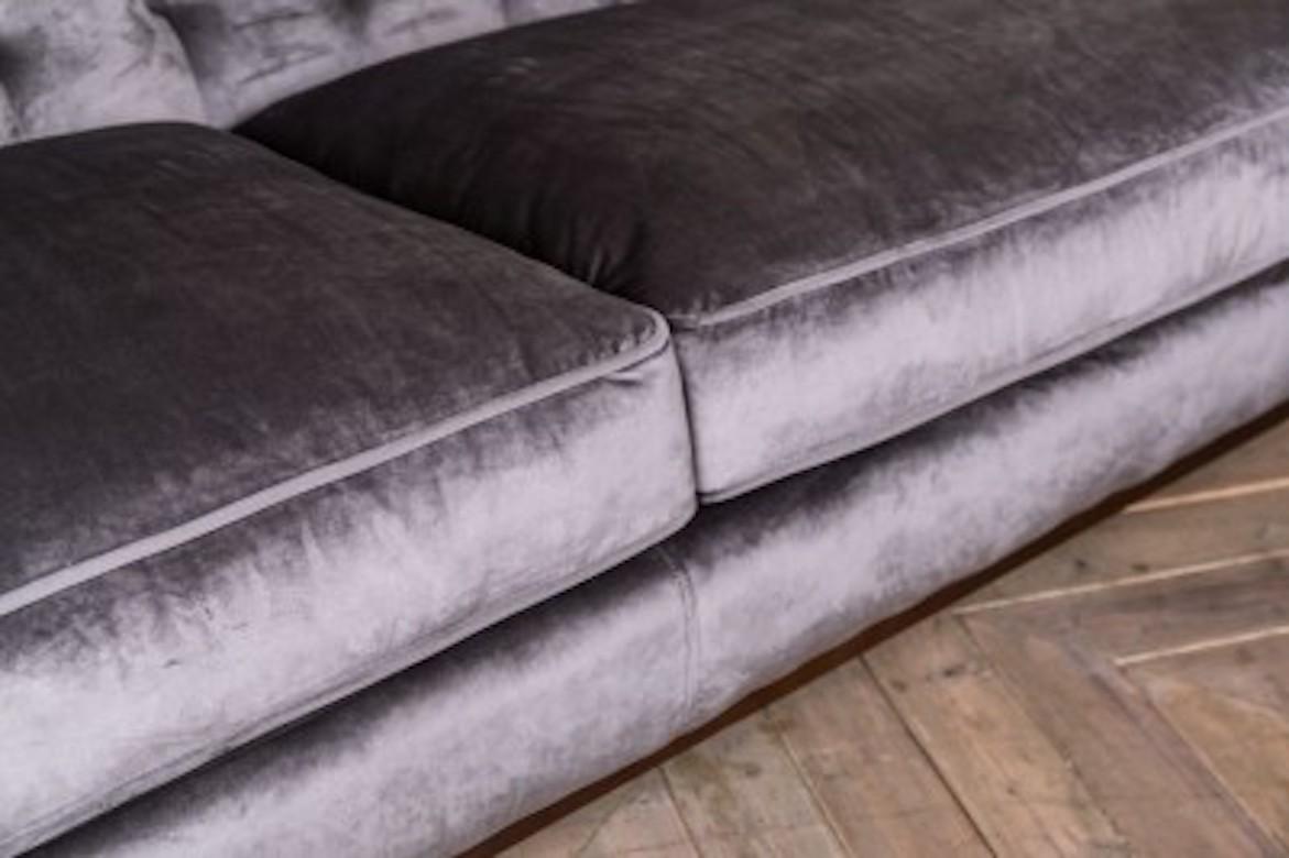 Dijon Velvet Chesterfield Sofa Range, 20th Century For Sale 14