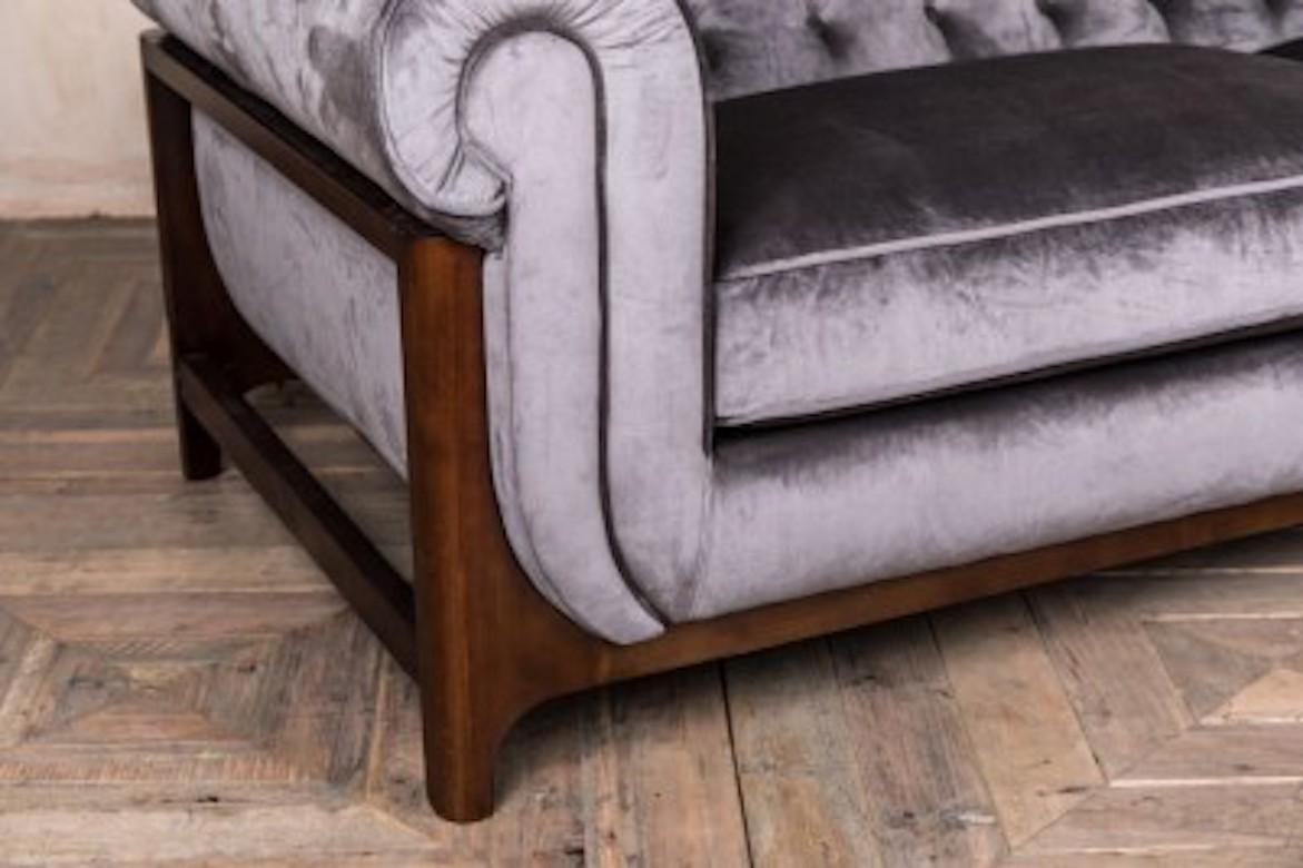 Dijon Velvet Chesterfield Sofa Range, 20th Century For Sale 16