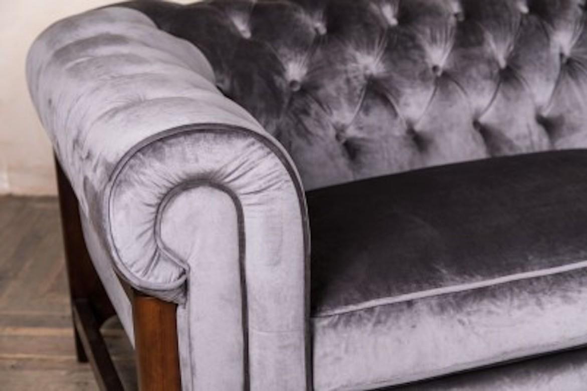 Dijon Velvet Chesterfield Sofa Range, 20th Century For Sale 17