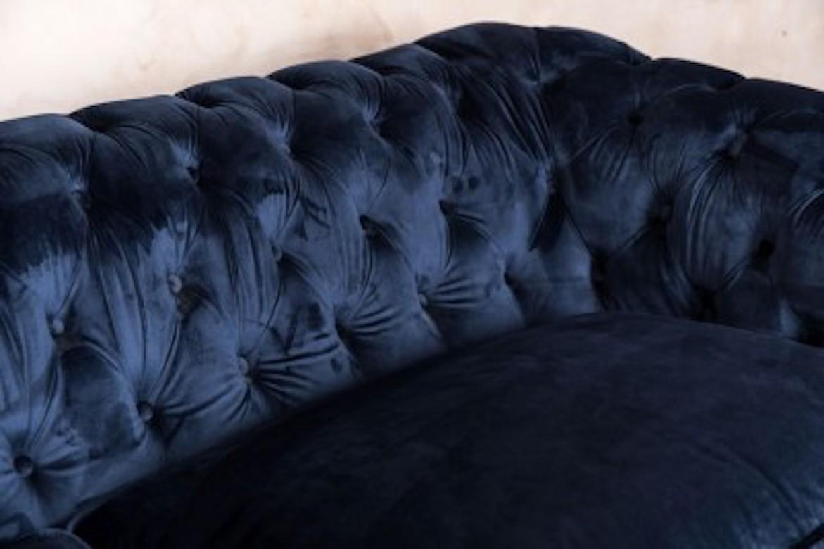 Dijon Velvet Chesterfield Sofa Range, 20th Century For Sale 5