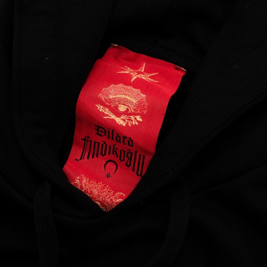 Dilara Findikoglu Limitierte Auflage schwarzer himmlischer Hoodie M für Damen oder Herren