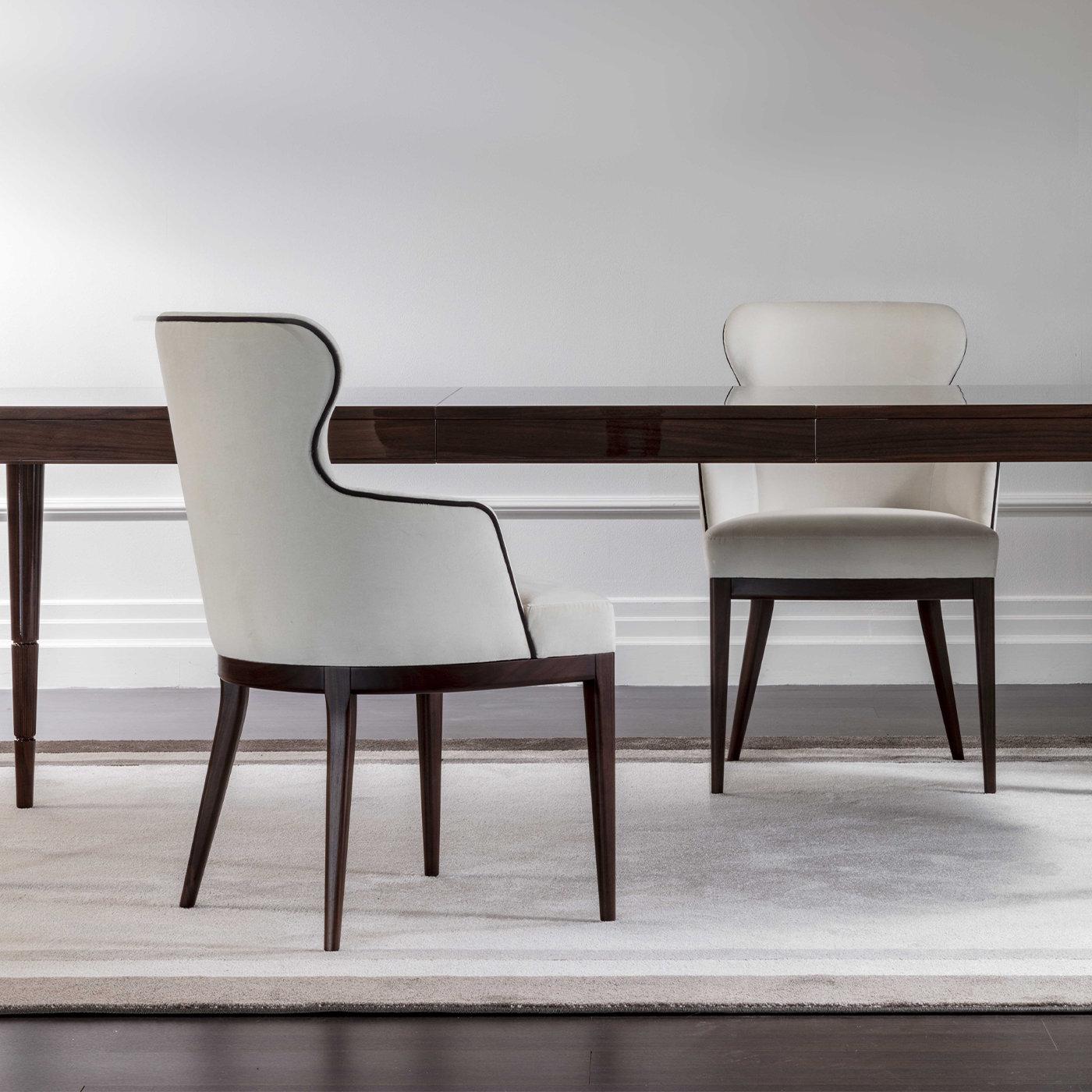 Contemporary Diletta White Dining Chair