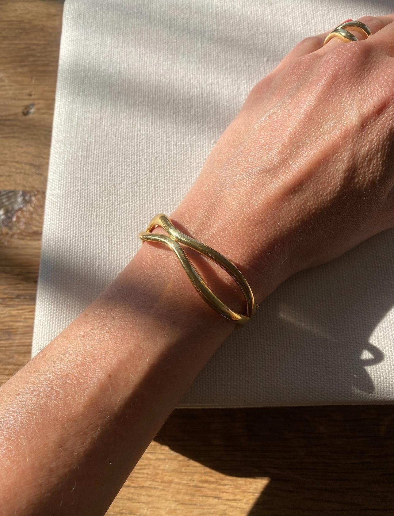 DILHAN Bracelet su éthique en or jaune 18 carats en vente 3