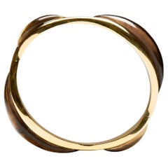 DILHAN 18k Ethical Yellow Gold SU Bracelet, Smoky Quartz