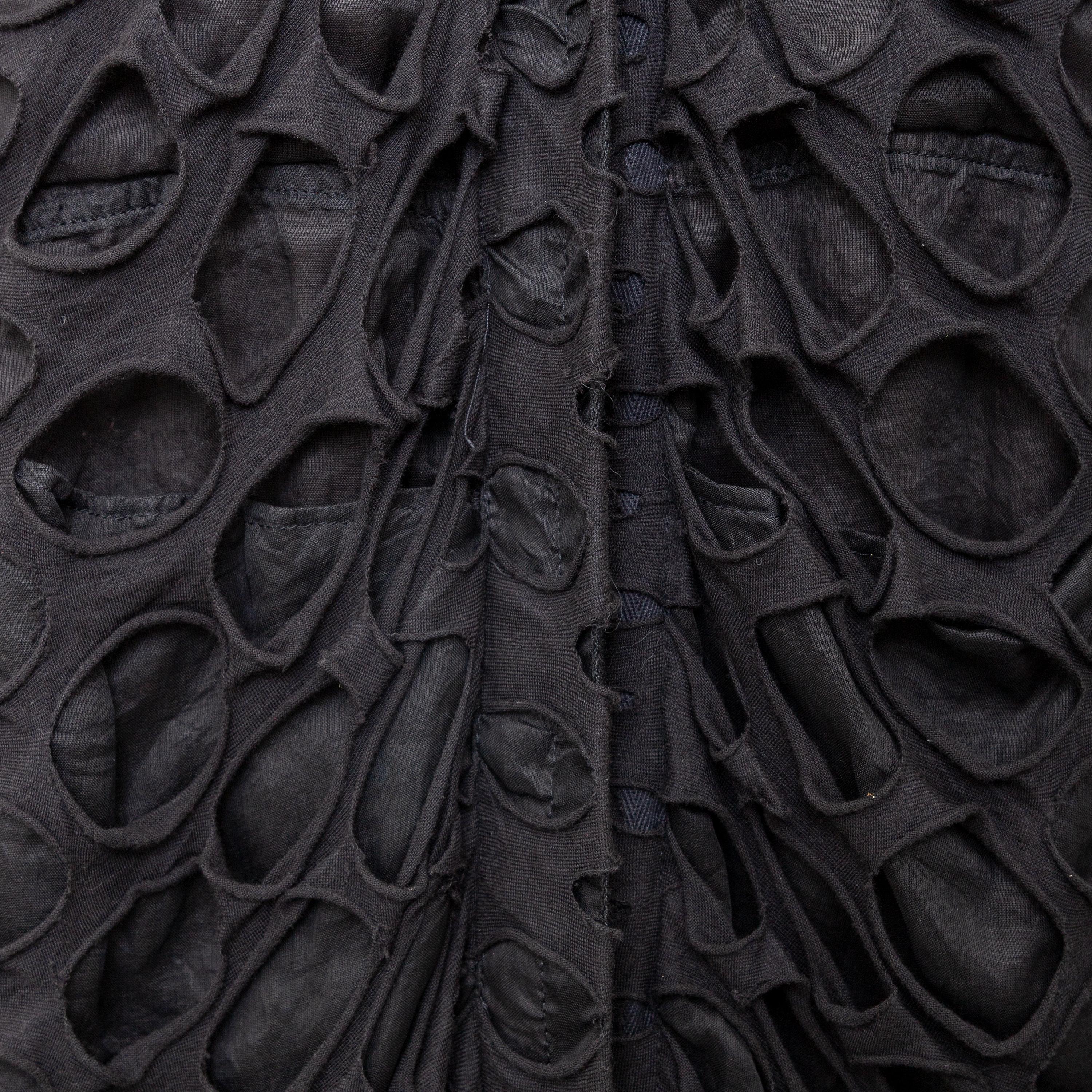 Black Diliborio Bomber Jacket With Cut-out Details - '10s For Sale