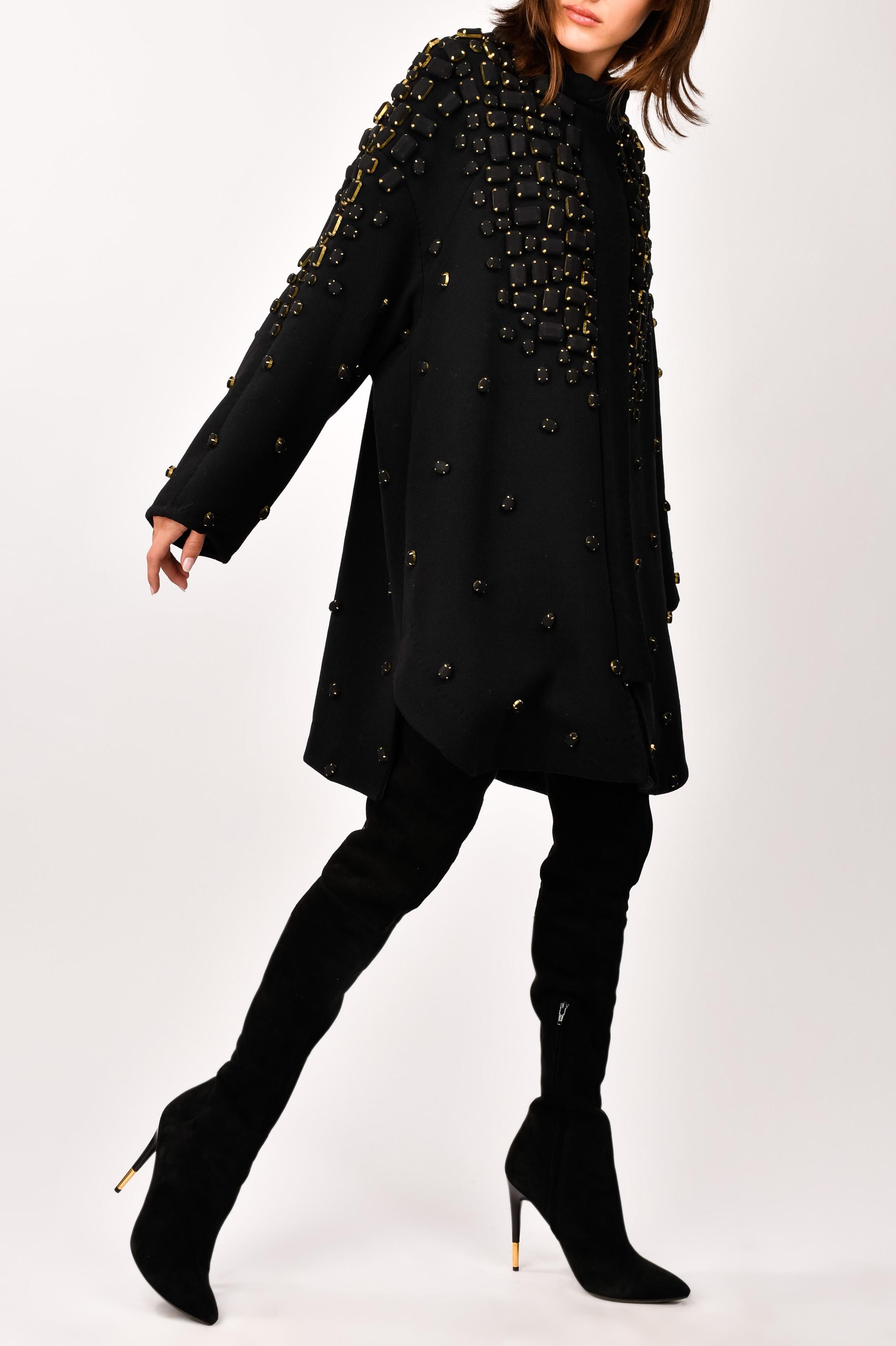 Diliborio Embellished Cape Jacket - '10s In Excellent Condition For Sale In Milano, IT