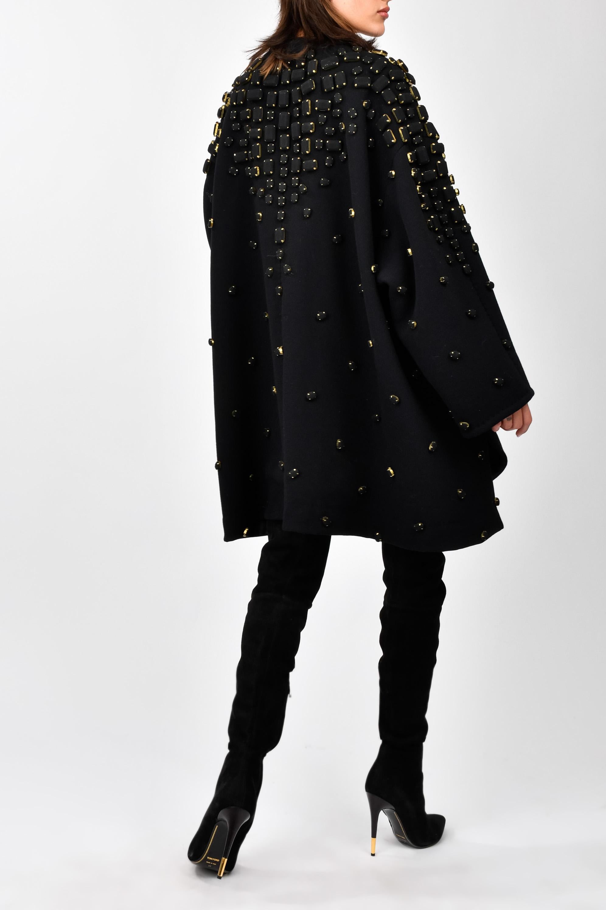 Women's Diliborio Embellished Cape Jacket - '10s For Sale