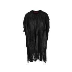 Diliborio Long Vest with Fringes - '10s