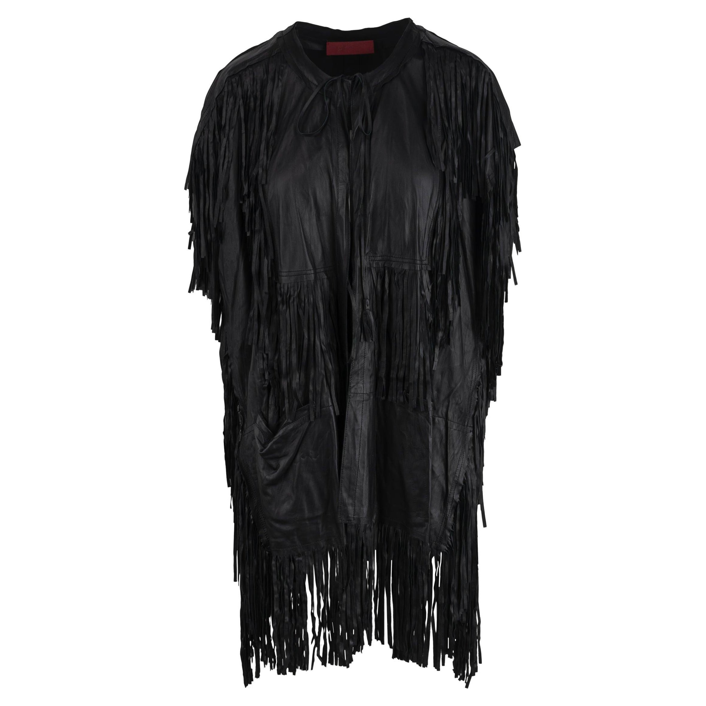 Gilet lungo con frange Diliborio - anni '10 in vendita