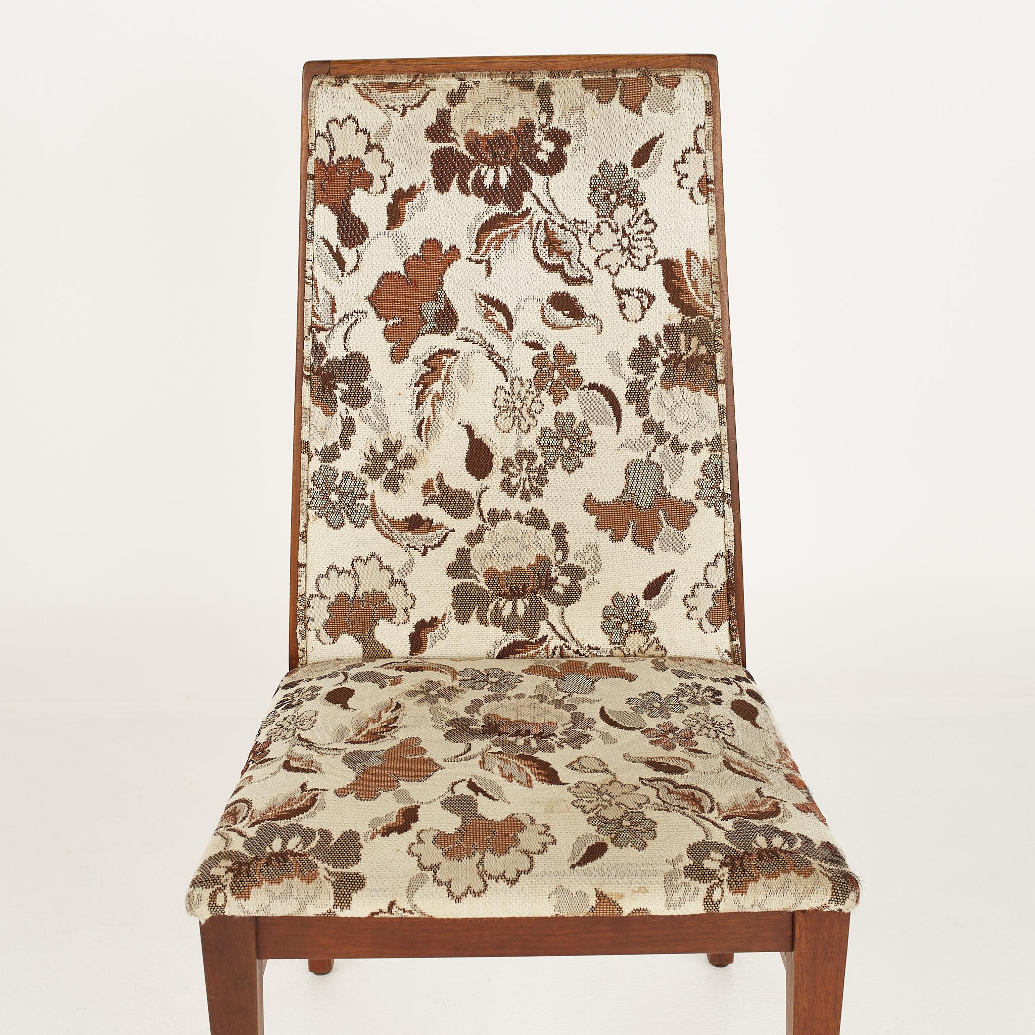 Dilingham Esprit Mid Century Walnut Dining Chairs, Set of 8 11