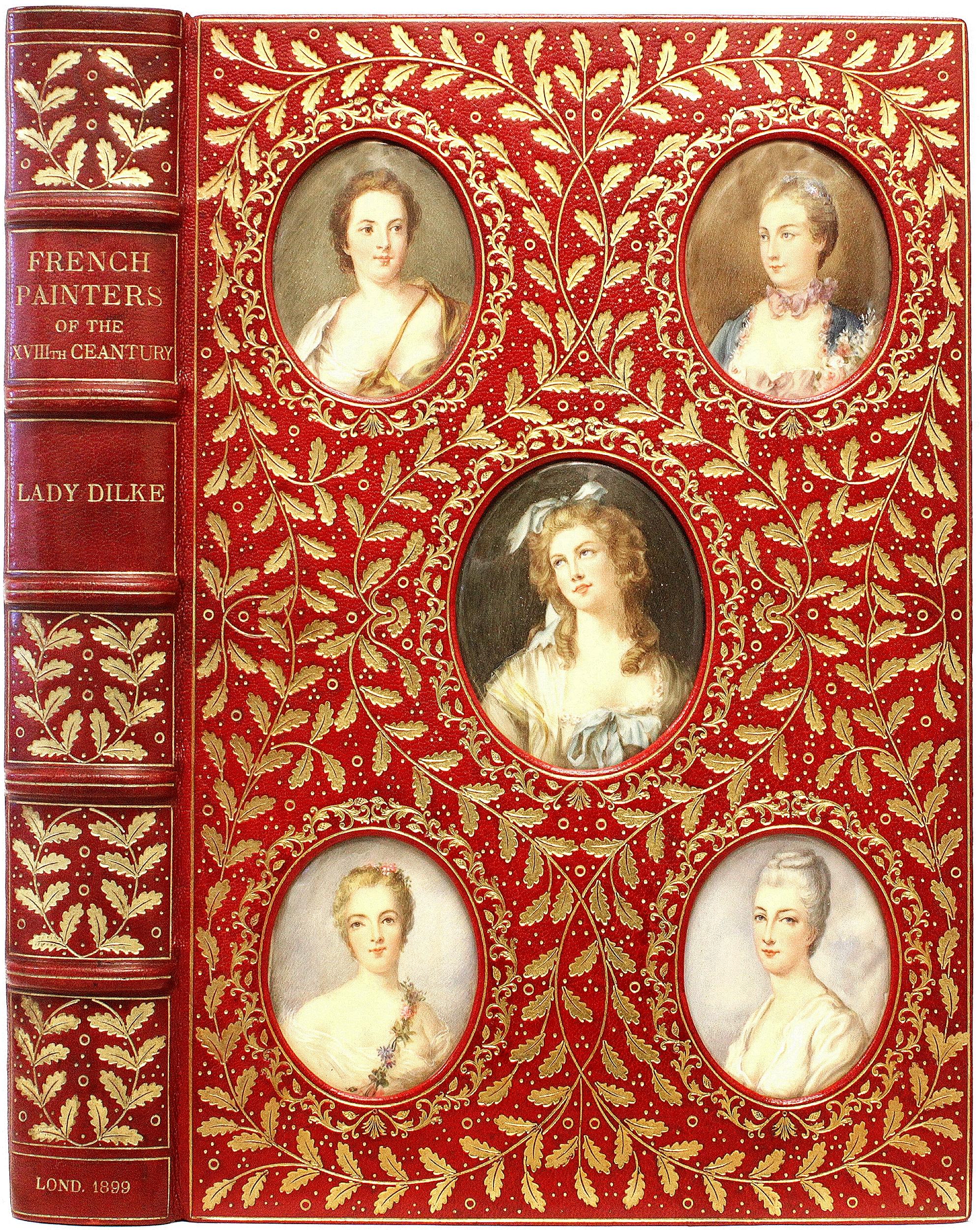 Author: Dilke, [Emilia Francis], Lady. 

Title: French Painters of the 18th century.

Publisher: London: George Bell, 1899.

Description: first edition. 1 vol., 11-3/8