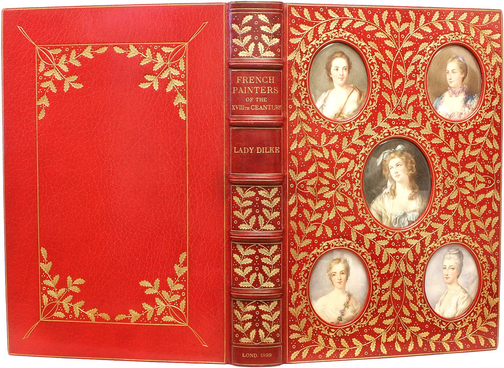 British Dilke, French Painters of the 18th Century, in an Outstanding Cosway Binding