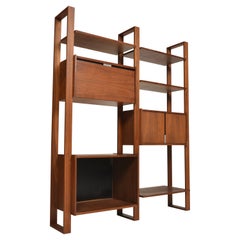 Dillingham Free-Standing Walnut Wall Unit