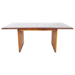 Dillingham Mid Century Pecky Cypress Dining Table