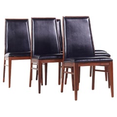 Sillas de Comedor Dillingham Mid Century Nogal - Lote de 6