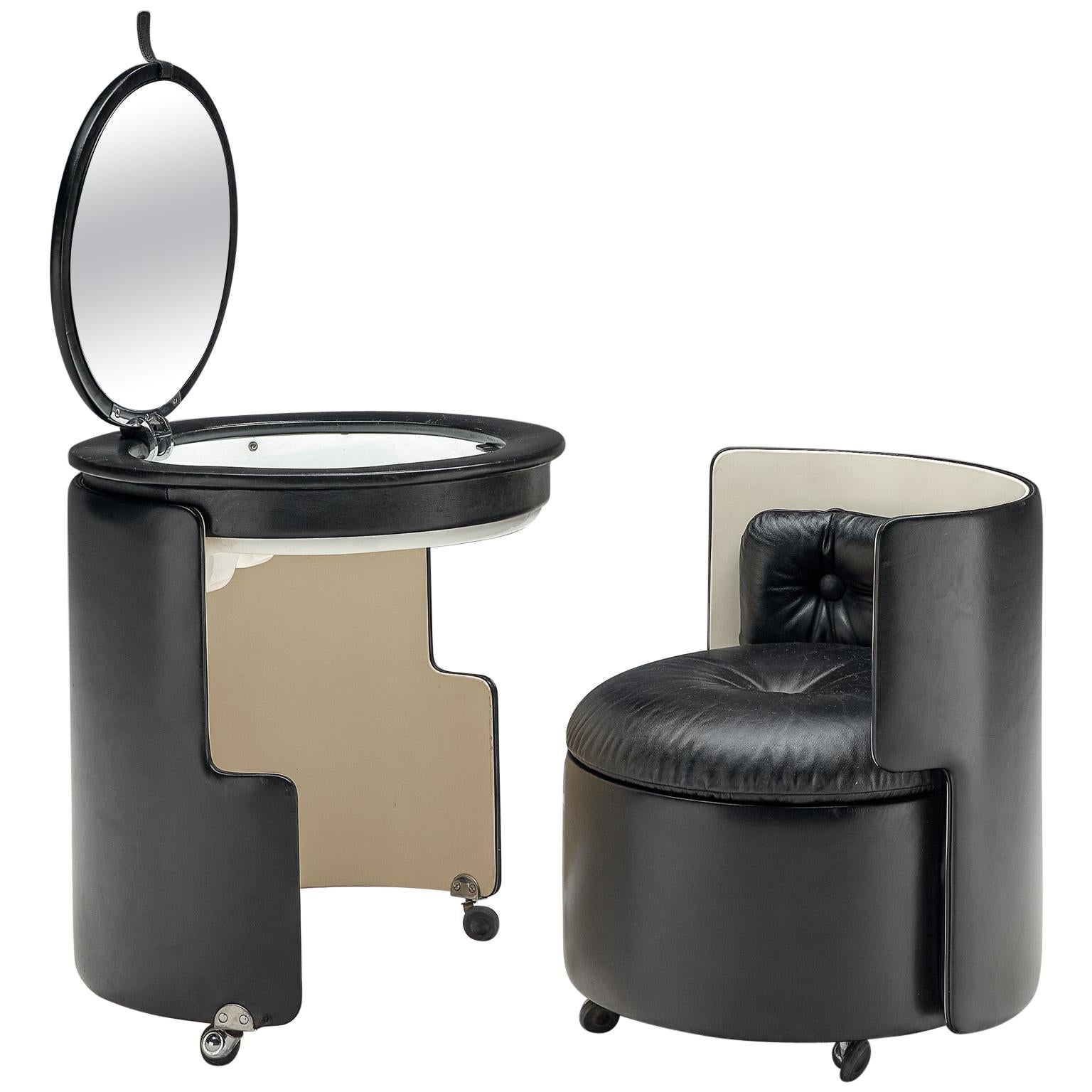 'Dilly Dally' Modular Vanity Table and Chair