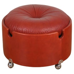 Pouf Dilly Dally de Luigi Massoni pour Poltrona Frau, Italie, années 60