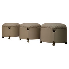 Dilly Dally Poufs entworfen von Luigi Massoni für Poltrona Frau 1968