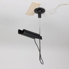 DIM Ceiling Lamp by O-Luce Alluminium Metal Italy 1970s