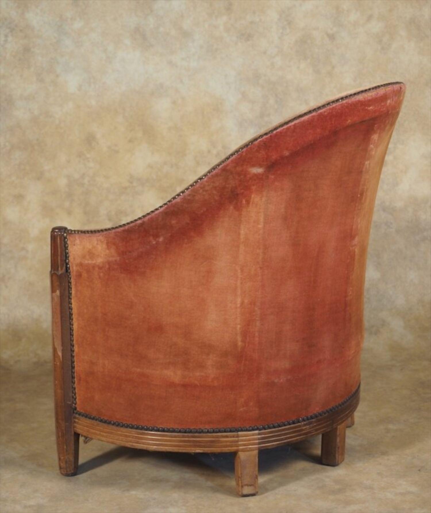 Art Deco DIM 'Joubert et Petit' Boudoir Chair