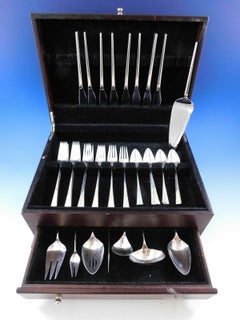 Dimension by Reed & Barton Sterling Silver Flatware Service for 8 Set 40 Pieces
