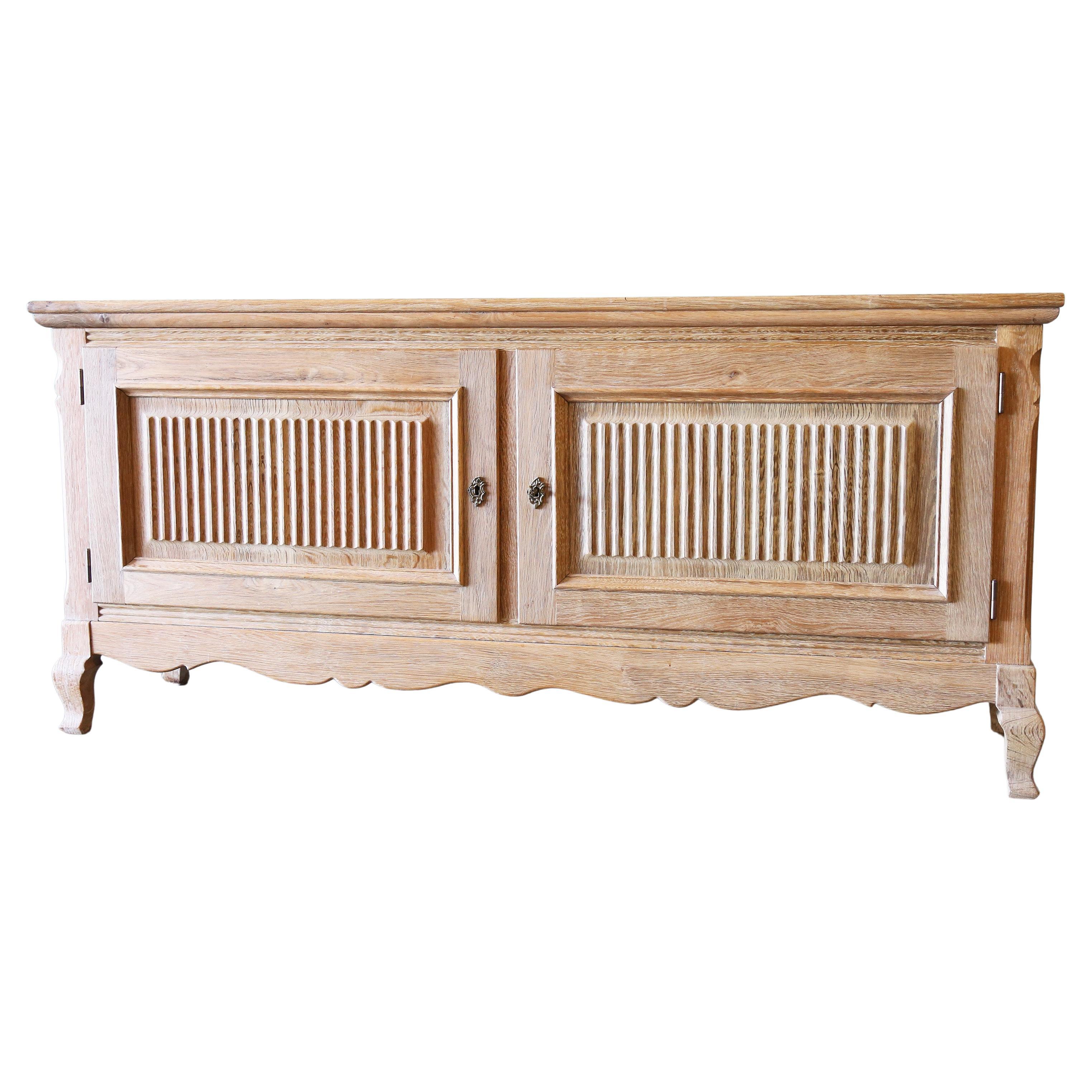 Diminuitive Henning Kjaernulf Danish Quarter Sawn Oak Sideboard Cabinet For Sale