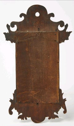 Diminutive 18th Century Chippendale Hand Mirror American