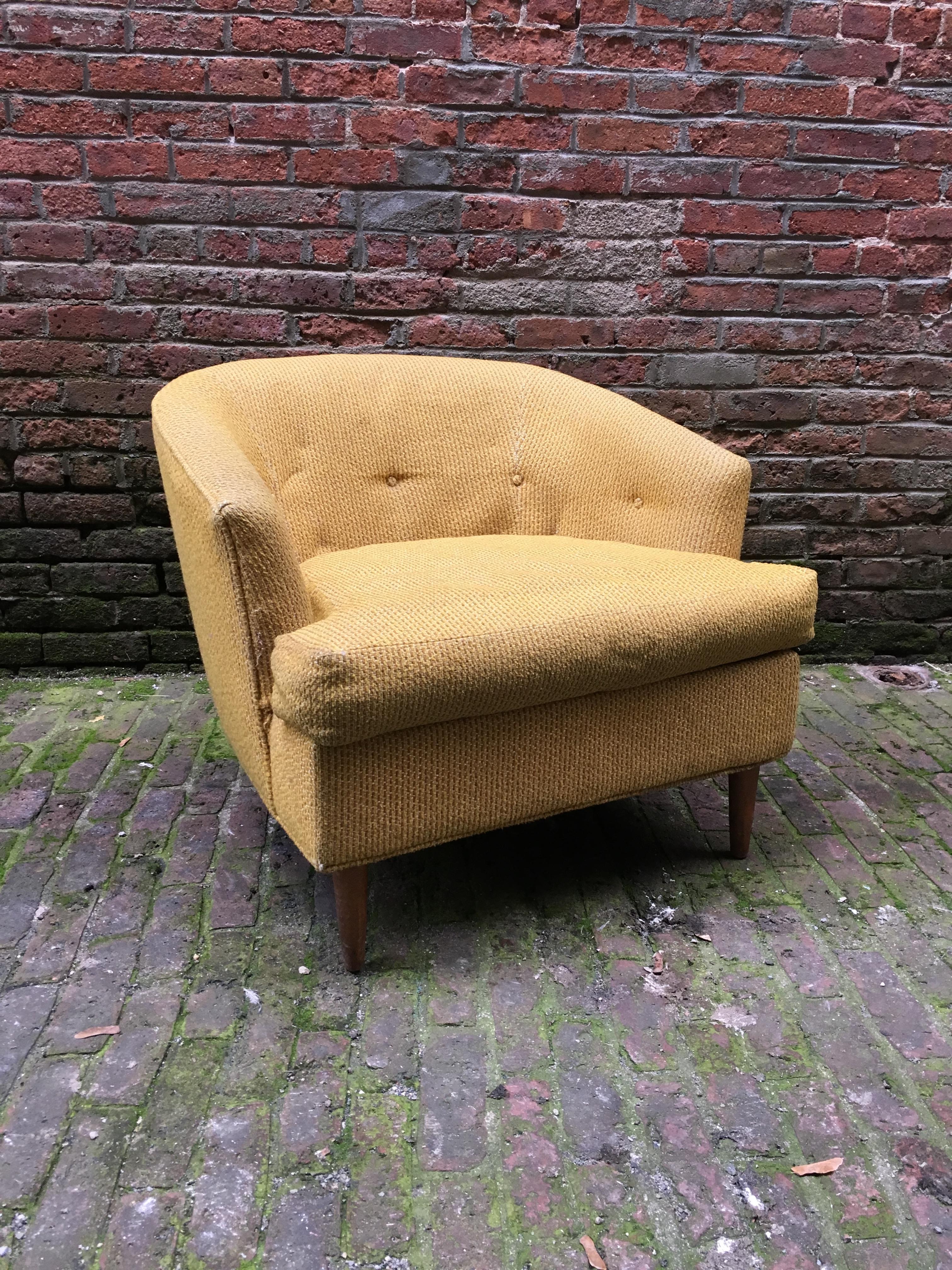 Diminutive 1960s Selig Lounge Chair (Moderne der Mitte des Jahrhunderts)