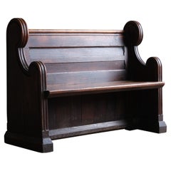 Diminutive 19th Century Oak Pew