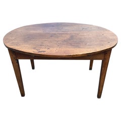 Diminutive 19th Century Oval Walnut Table Diminutive 19th Century Oval Walnut Table