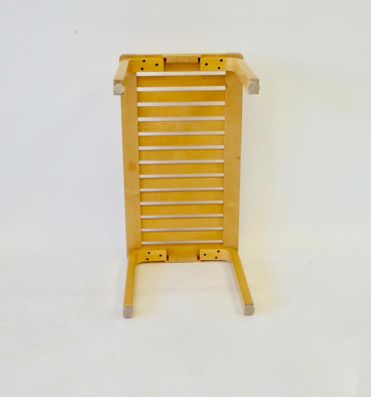 Mid-Century Modern Diminutive Alvar Aalto for Artek Blonde Bench or Side Table