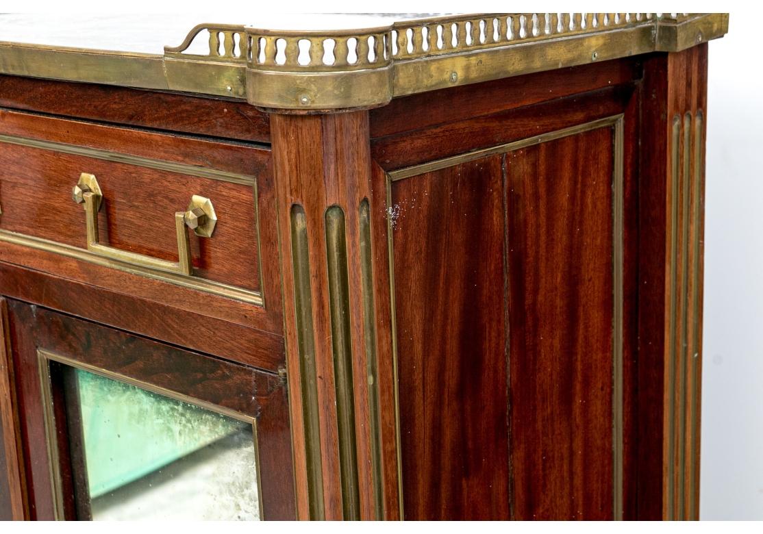 Diminutive Antique Directoire Bookcase Secretary For Sale 8
