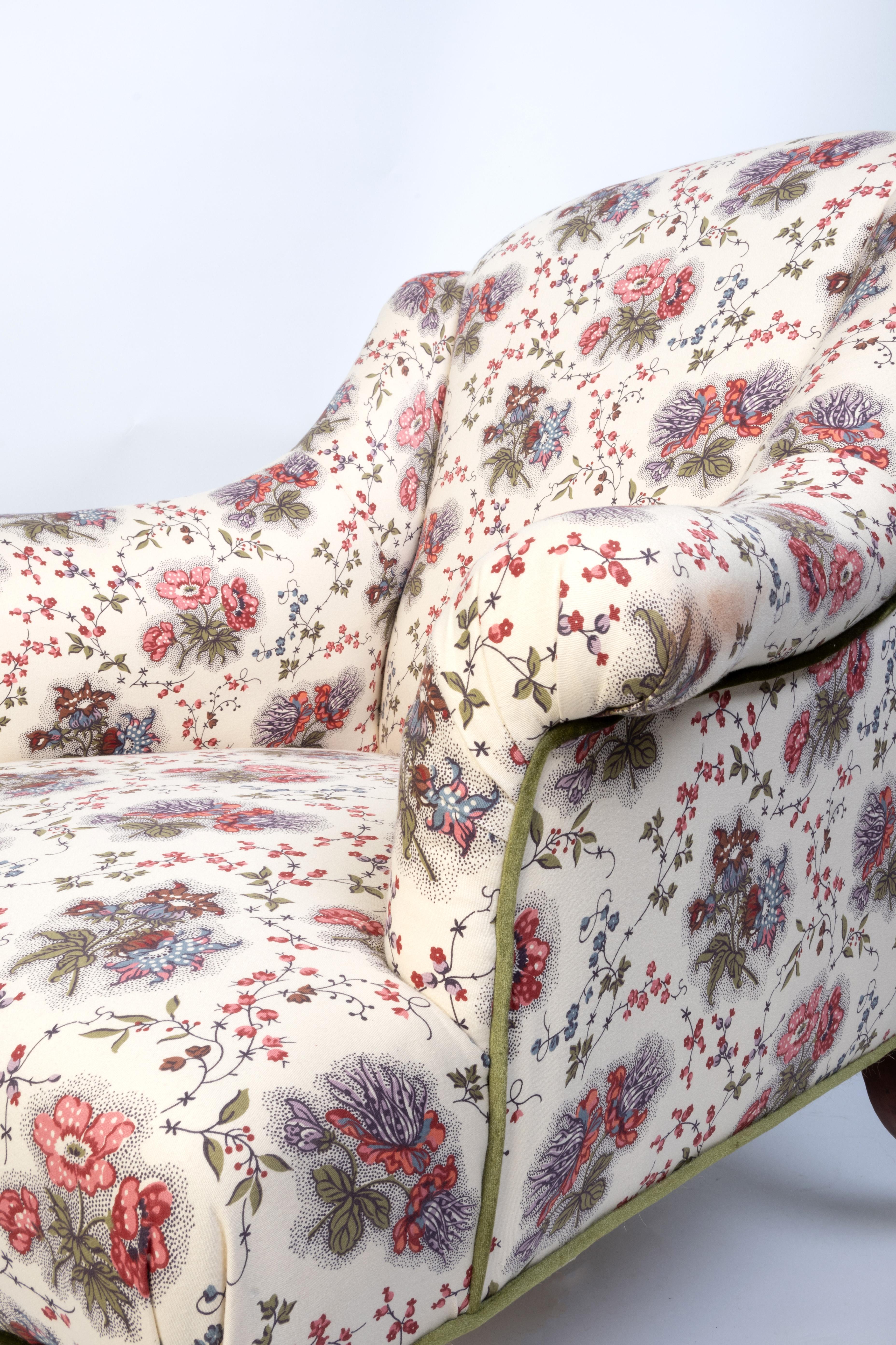 Diminutive Antique English 19th Century Upholstered Armchair C.1820 in vendita 5