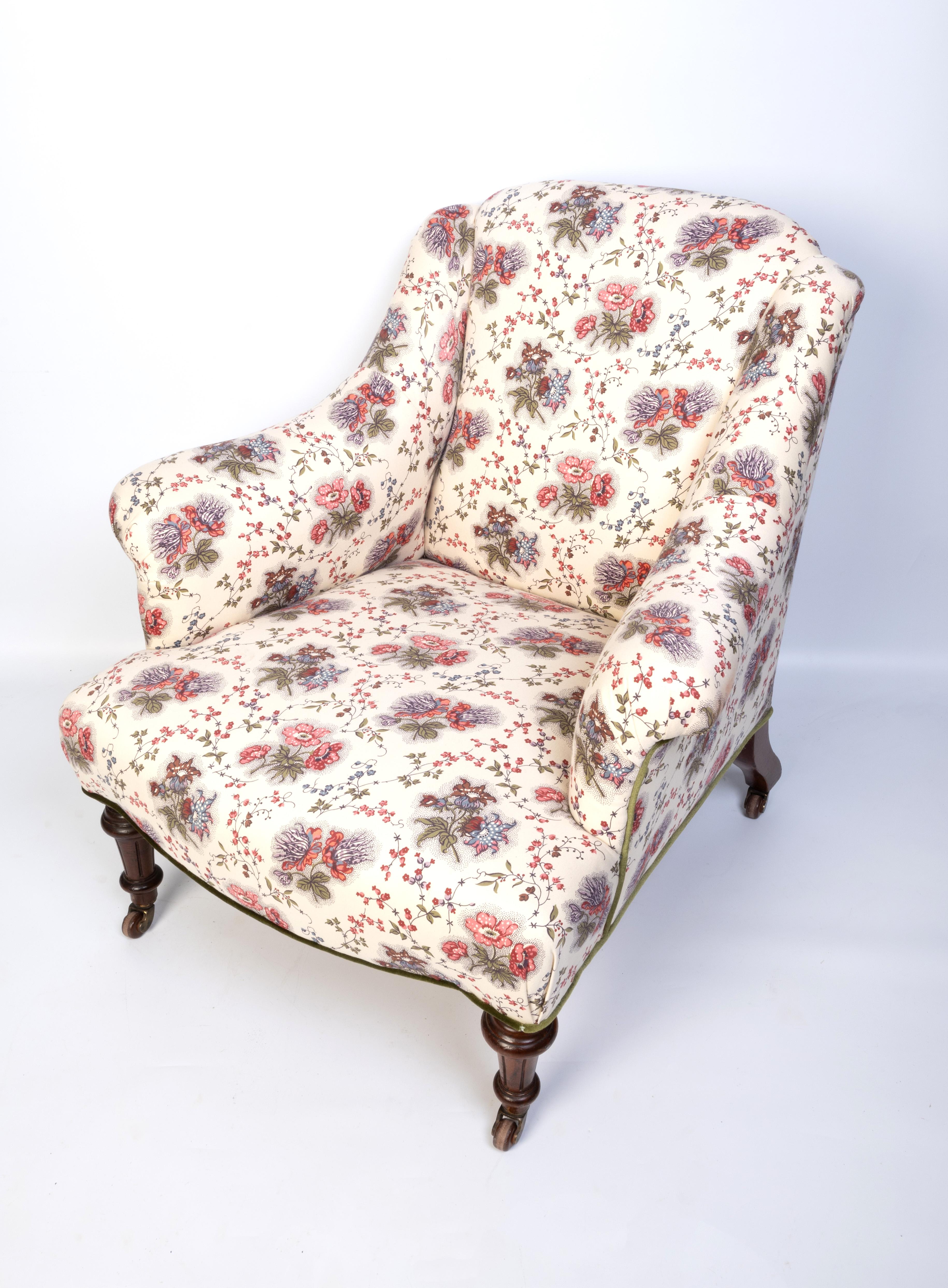 Regency Diminutive Antique English 19th Century Upholstered Armchair C.1820 in vendita