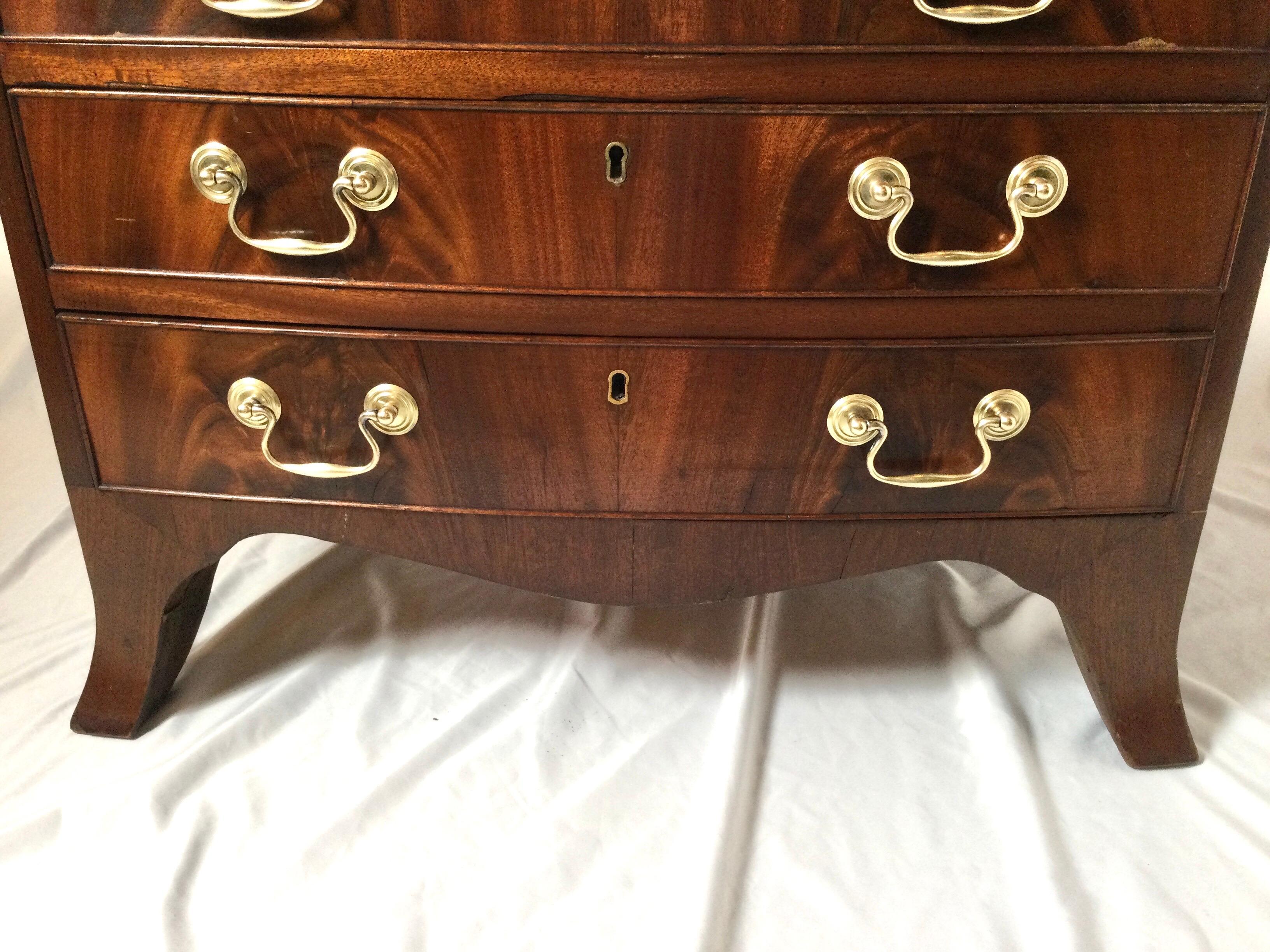 Diminutive Antique English Chest of Drawers Circa 1875 4