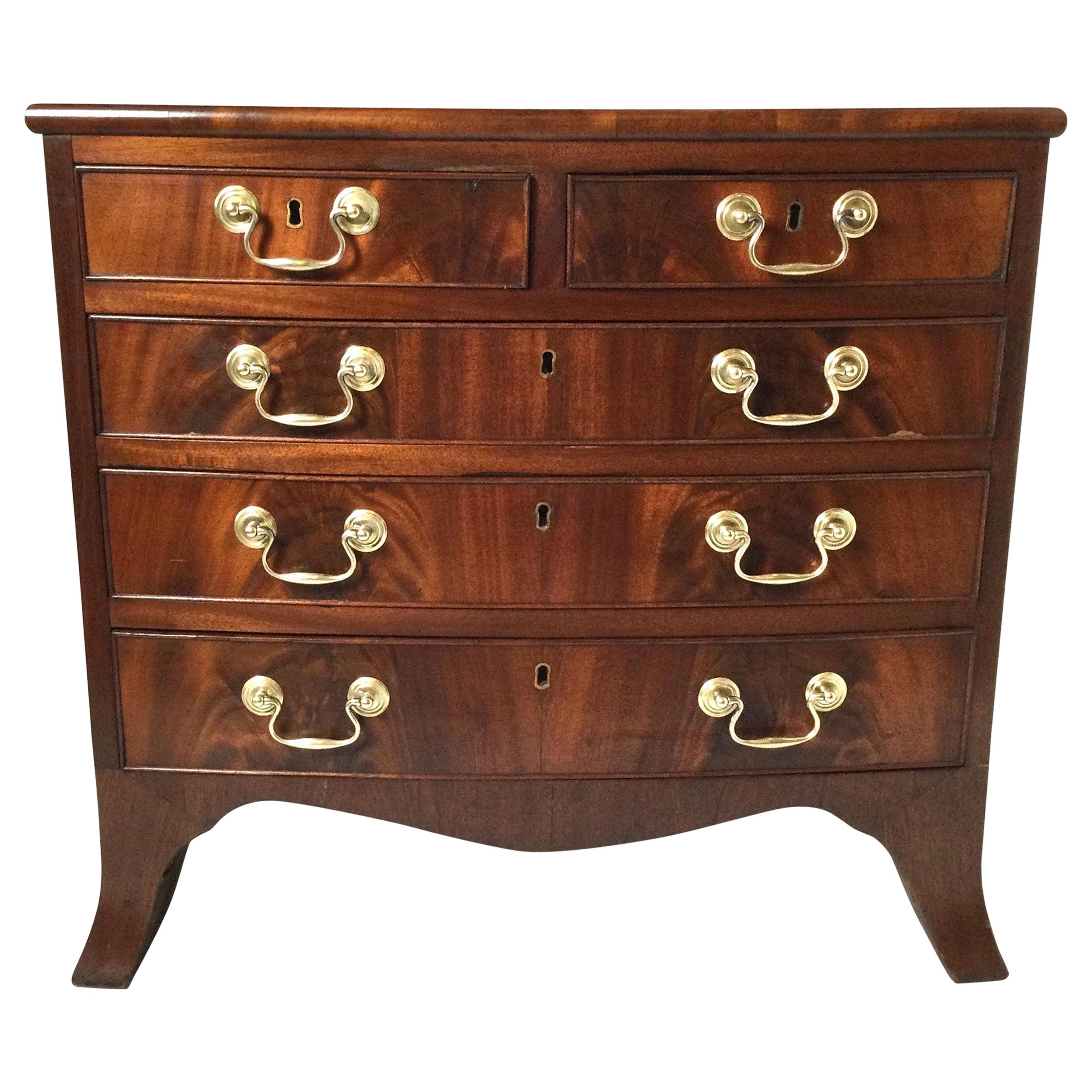 Diminutive Antique English Chest of Drawers Circa 1875