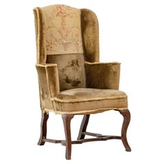Diminutive Antique Georgian Style Wing Chair for Restoration