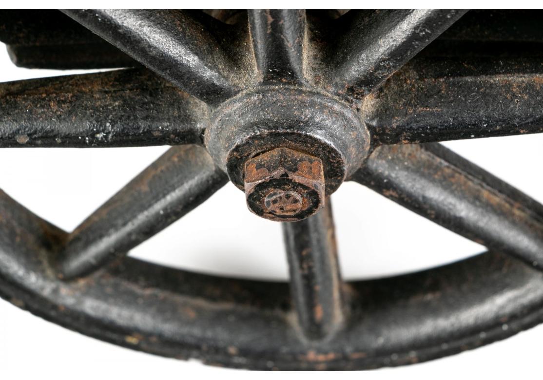 Diminutive Antique Iron Model Cannon For Sale 5
