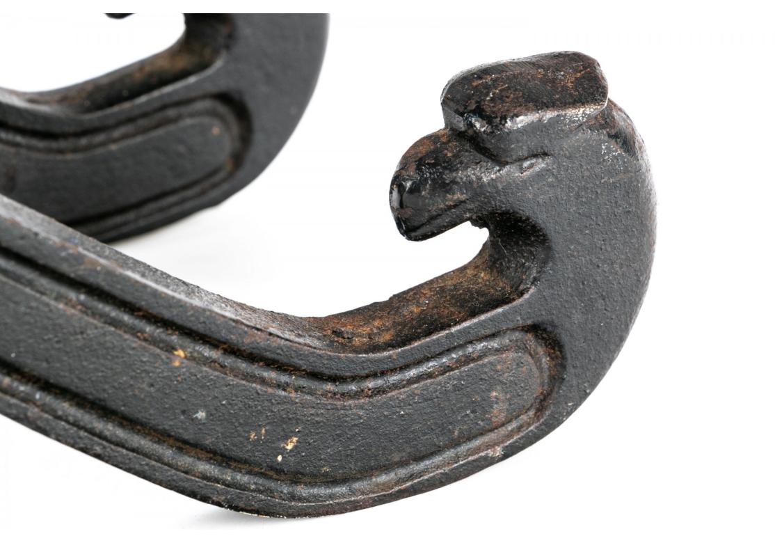 20th Century Diminutive Antique Iron Model Cannon For Sale
