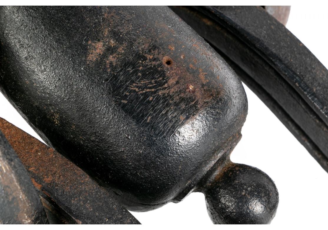 Diminutive Antique Iron Model Cannon For Sale 3