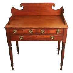 Diminutive Antique Mahogany Serving Table