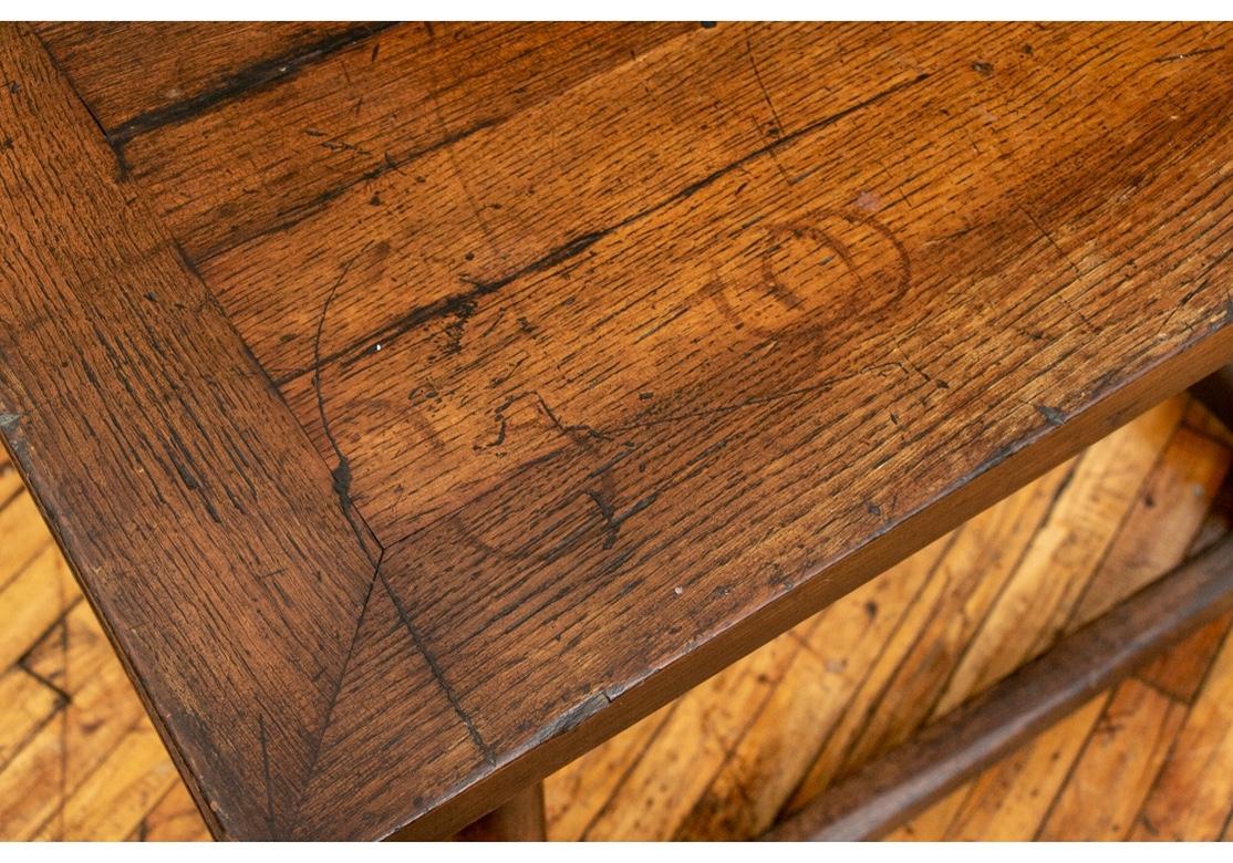 Diminutive Antique Oak Tavern Extension Table 2