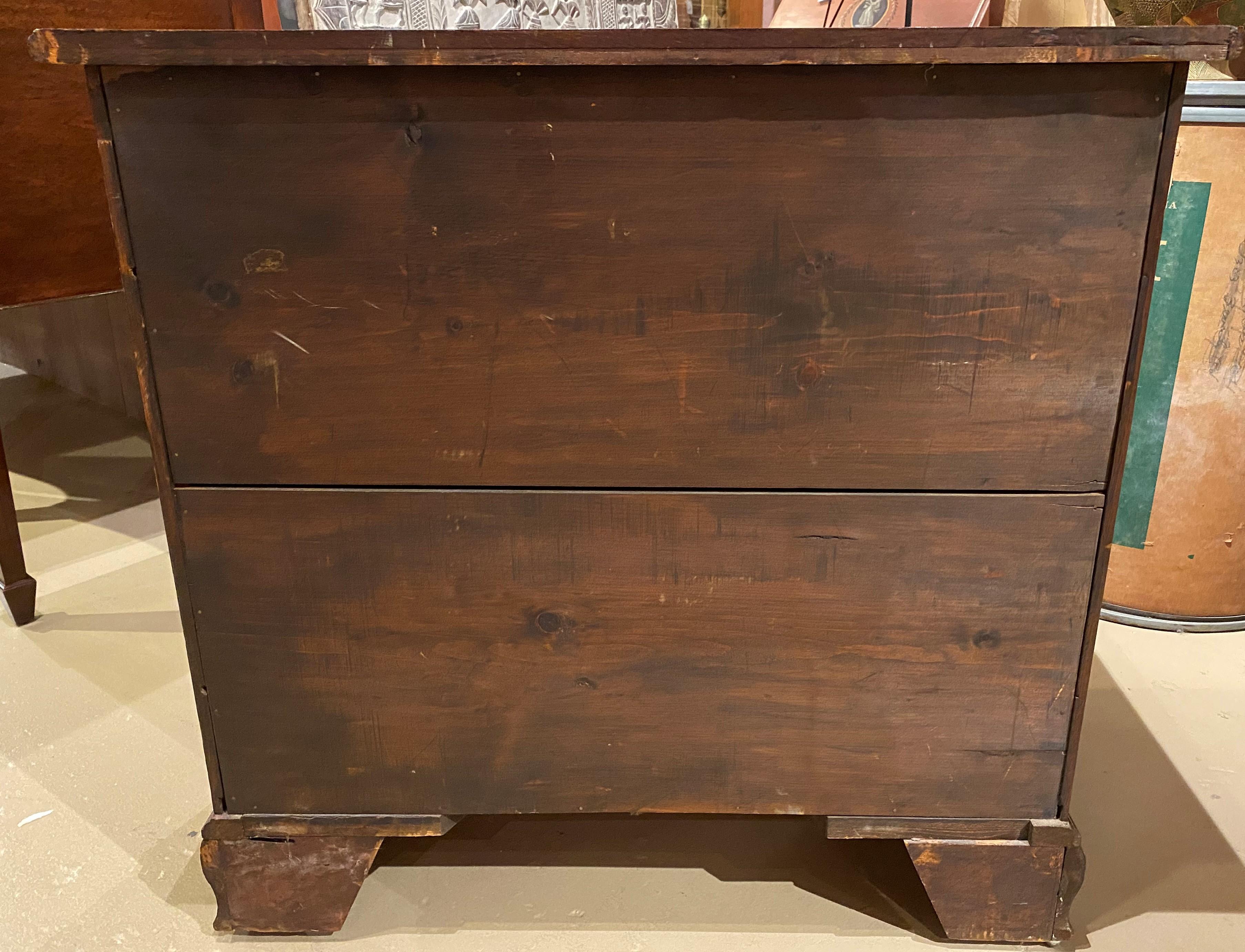 Diminutive Chippendale Mahogany Chest Adapted From a Larger 18th Century Chest 5