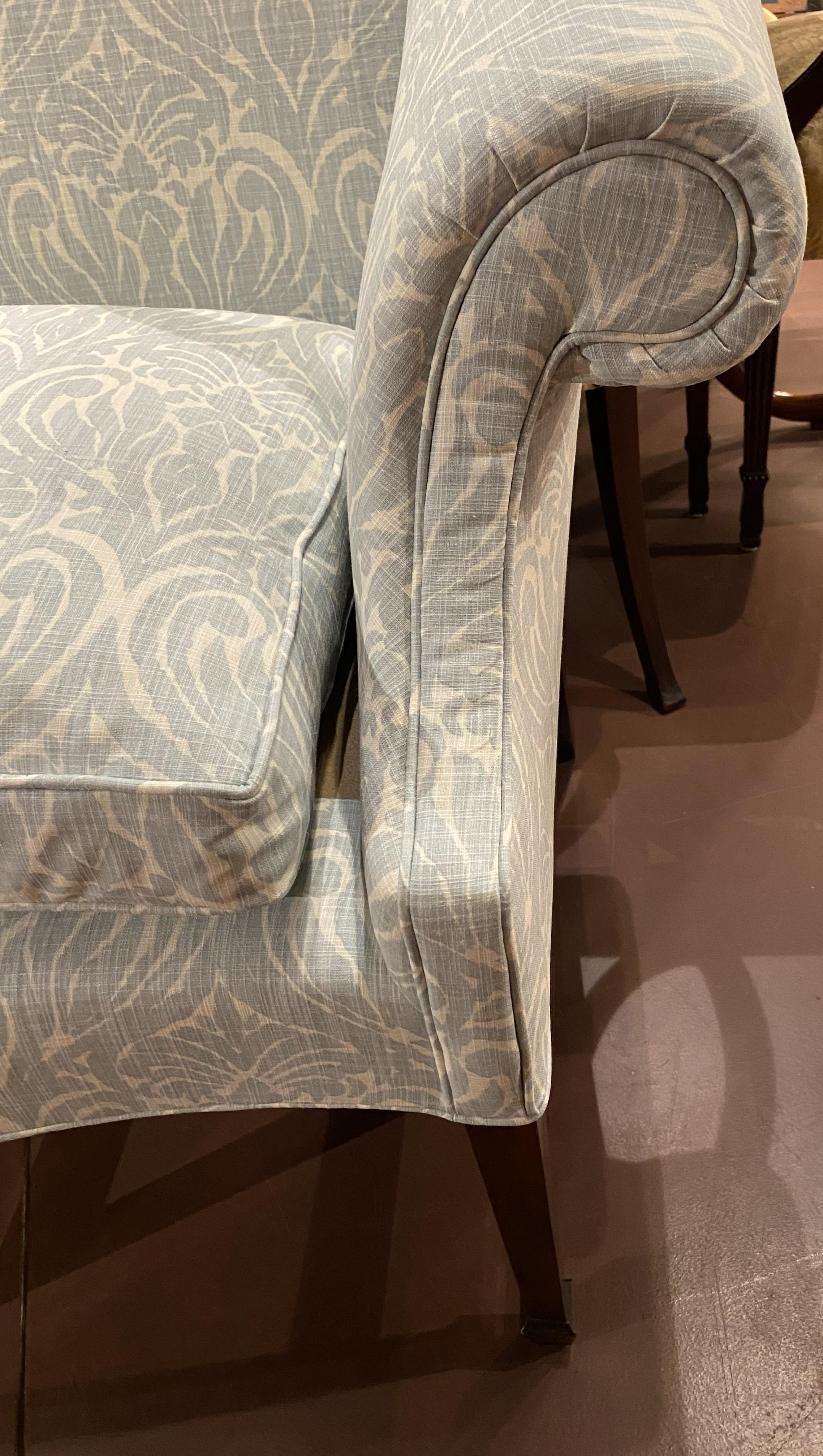 Diminutive Chippendale Style Mahogany Settee by Jeffrey Greene, Newport RI 2